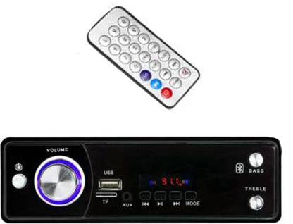 PTCMart DESIGNER AUTO SONIC CAR STEREO PLAYER WITH BLUETOOTH/USB/SD/AUX/FM/MP3/AUDIO & VIDEO JACK/ AMPLIFRE JACK. PLUG-IN AND PLAY FAVORITE MUSIC/ Heavy Quality/SINGLE DIN WITH BRACKET FIT HEAVY BASS 4 WAY SPEAKERS. Car Stereo