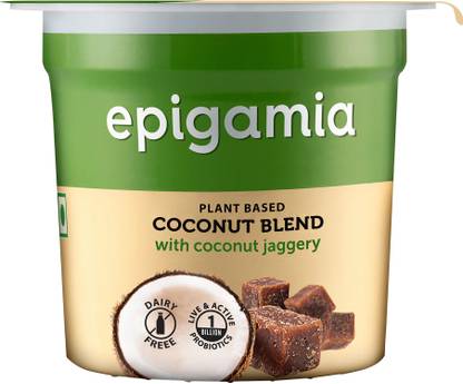 EPIGAMIA Plant Based Coconut Blend Flavored Yogurt Jaggery