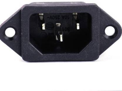 VAASA IEC320 C14 Panel Mount Plug Computer Adapter Power Connector Socket VEC14 IEC CONNECTOR Three Pin Plug