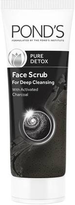 POND's Pure Detox Face Gel Scrub, For Deep Cleansing With Activated Charcoal
