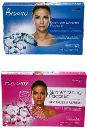 Groomy Skin Whitening Facial Kit Pack of 2