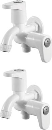 PEARL PRECISION PRODUCTS RS-107-2 [2 pcs.] 2 IN 1 BIB TAP Twin Elbow Valve Faucet