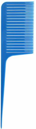 AlexVyan Blue Hair Combs for Styling Sectioning, Plastic Weaving Highlighting Foiling Hair Comb Highlighting, Foil Comb Highlights, Styling Combs for Women