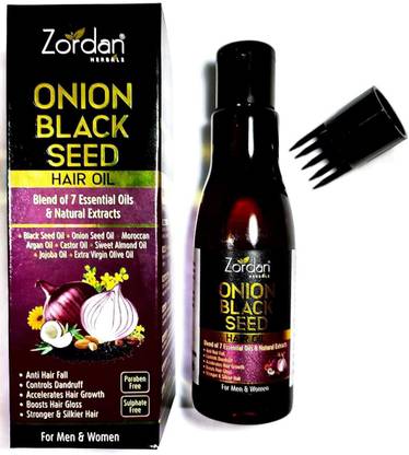 ZORDAN Onion Black Seed With Comb Applicator Hair Oil