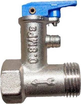 JAGDISH Geyser NRV Non Return Valve 0.8 MPa Pressure Safety Relief Geyser Valve/Water Heater Safety Valve Check Valves