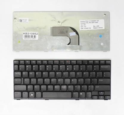 zikson COMPATIBLE FOR DELL 1012* INSPIRE LAPTOP KEYBOARD BLACK KEY Laptop Keyboard Replacement Key