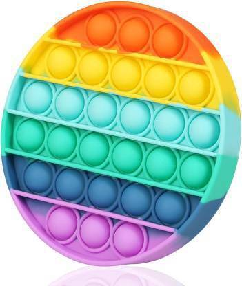 SSJMart Pop It Fidget Toys, Pop It Fidget Toy Set | Pop Its Fidget Toys, Fidget Toys Pop It Rainbow, Pop It Toy, | Poppit Fidget Toy, Rainbow Pop It, Push Pop Bubble Fidget Toy (Multicolor)
