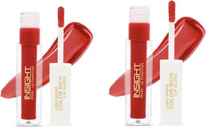 Insight Long Wear Color Rich Lip Gloss (LG_41-02) (PACK OF 2)