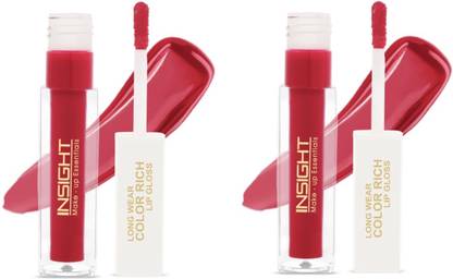Insight Long Wear Color Rich Lip Gloss (LG_41-03) (PACK OF 2)