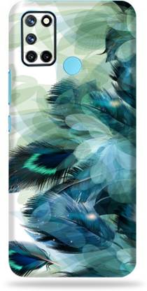 बग्गुस्किन High Quality Pankh Back Screen Protector, Skin Or Vinyl Wrap for Realme 7i with Camera Protector (Back + Camera + Sides) Realme 7i, REALME 7i मोबाइल स्किन
