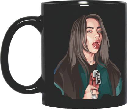 KING GIRI Billie Eilish Black Coffee Ceramic Coffee Mug