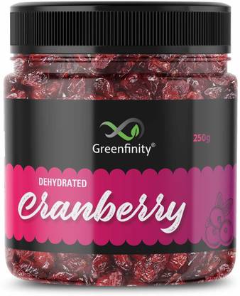 Greenfinity Dehydrated Dried Cranberries - 250g Cranberries