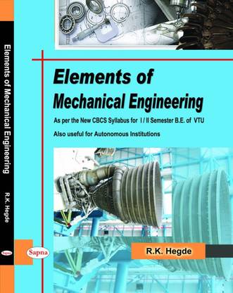 Elements Of Mechanical Engineering For 1 & 2 Sem Be: Vtu