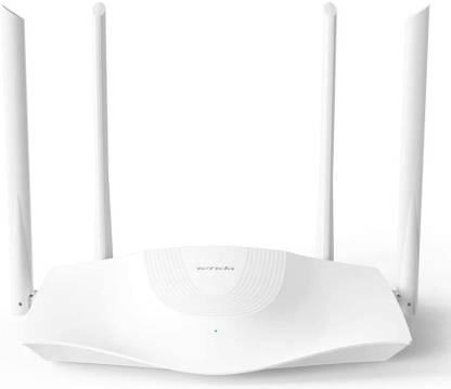 TENDA RX3 AX1800 Mbps Dual Band Gigabit Wi-Fi 6 Smart Wireless Router, OFDMA+MU-MIMO Tech, 1.8GHz Quad-Core CPU, 3 Gigabit LAN Ports, 1 Gigabit WAN Port, VPN/WPA3/IPV6 Wireless Router 5 GHz, 2.4 GHz 1800 Mbps Wifi Speed Dual Band External Antenna Ethernet (Cable Broadband)