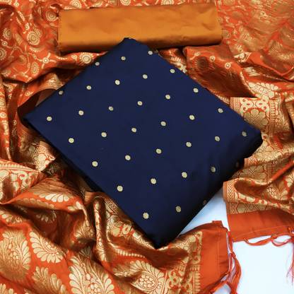 Art Silk Woven Salwar Suit Material