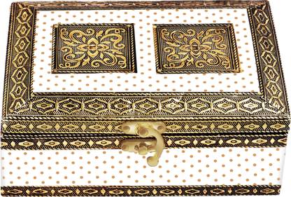OTTER Jewellery Box, Gift Box, Minakari Work, Wedding Gifts, Venity Box, Oxidized, Earrings Box JEWELLERY, PUJA PETI Vanity Box