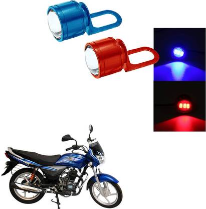COMICAL Motorcycle Strobe Flasher Dual Blinking Led light 104 Brake Light Motorbike LED for Bajaj (12 V, 10 W)