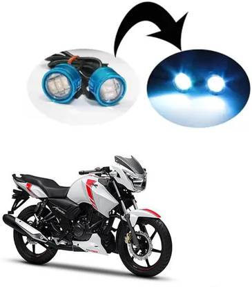 COMICAL Universal License Number Plate LED Light Bumper Blue Daytime Running Lamp 074 Parking Light Motorbike LED for TVS (12 V, 10 W)