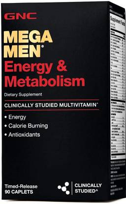 GNC Mega Men Energy Metabolism 90 Caplets