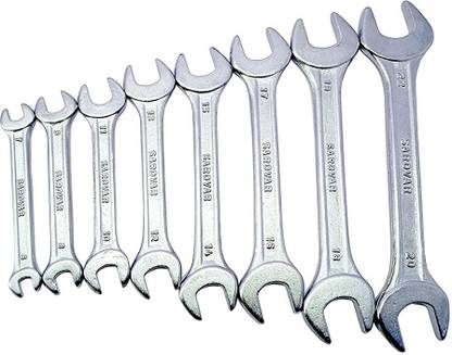 STONE Double Open end Spanner Set (Nickel Chrome Coated Finish 8-Pieces) Double Open end Spanner Set (Nickel Chrome Coated Finish 8-Pieces) Double Sided Open End Wrench