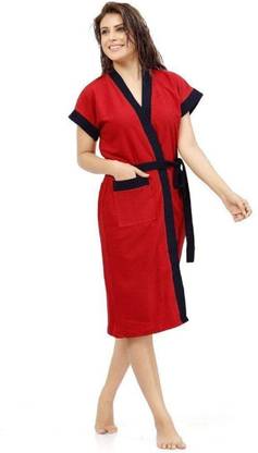 Poorak Navy Belt Red XL Bath Robe