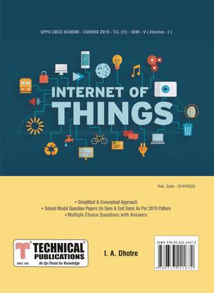 Internet of Things for SPPU 19 Course (TE - SEM V - IT- 314445D) (Elective - 1)