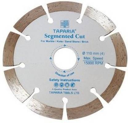 TAPARIA 10 PCS OF 4" DIAMOND CUTTING BLADE SEGMENTED CUT DBS4 (PACK OF 10) 10 PCS OF 4" DIAMOND CUTTING BLADE SEGMENTED CUT DBS4 (PACK OF 10) Nipper