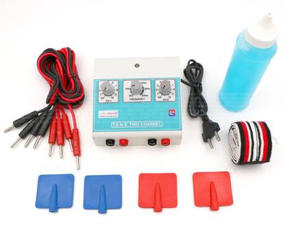 MEDGEARS Mini Tens Physiotherapy Portable Nerve Stimulator Electrotherapy Physiotherapy Compact Machine with One Year Warranty Physiotherapy Equipment Electrotherapy Device