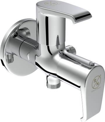 RN ZOYA 2 WAY ANGLE COCK WITHOUT WALL FLANGE_RNZOA20015_15mm(1/2") Kitchen Sink, Geyser & Washbasin | 2in1 Angle Cock Chrome Finish_RNZOA20015 Angle Cock Faucet