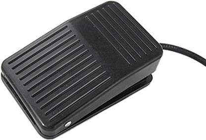 kamcon AC 220V 10A Nonslip CNC Treadle Foot Pedal Switch Sodt No NC Black Foot Switch Knobs