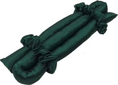 Maa shopping Silk curling ribbon, heatless hair curling set with2 Scrunchies, silk satin curler ribbon set, heatless curls(pack of 1) (green) Hair Curler