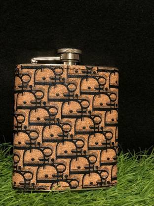 iflame Dior Design Stainless Steel 7 Oz/207 ml Hip Flask Stainless Steel Hip Flask