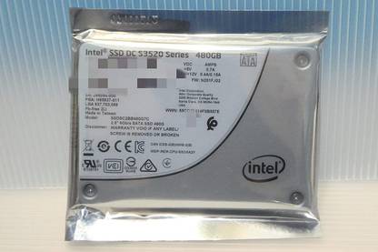 Intel S3520 480 GB Laptop, Laptop Silver SATA Internal Solid State Drive (SSD) (SSDSC2BB480G701)