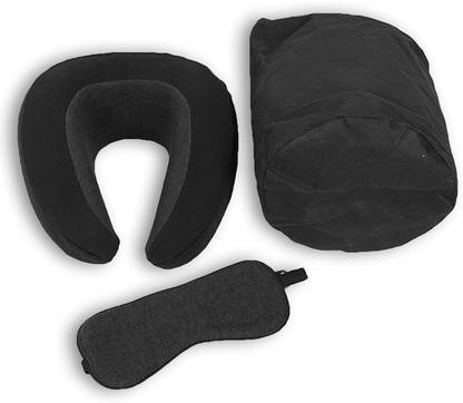 Siekos NAP GOD Travel Pillow Memory Foam Neck Pillow with Portable Storage Bag Suitable for Airplane, Train and Home Use Neck Pillow & Eye Shade