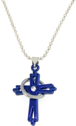 Devora Holy Jesus Christ Cross Pendent for mens and boys Sterling Silver Stainless Steel Pendant