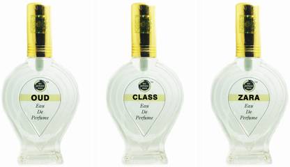 The perfume Store OUD CLASS ZARA Regular Pack of 3 Eau de Parfum  -  180 ml
