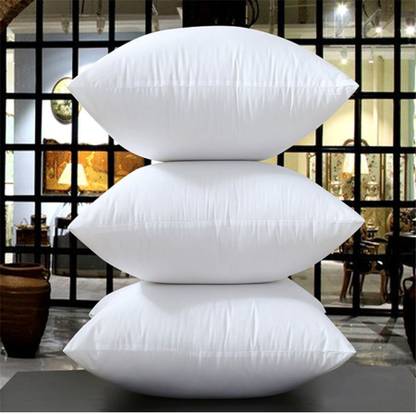 Algrow Cotton Solid Sleeping Pillow Pack of 3