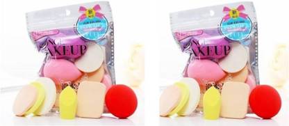 AVTY Makeup sponge 6 in 1 family pack blander pack of 2