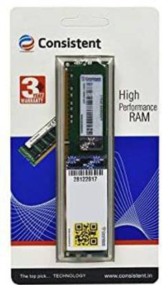 Consistent DDR2 DDR2 2 GB PC (2GB DDR2 PC2 -800(6400))
