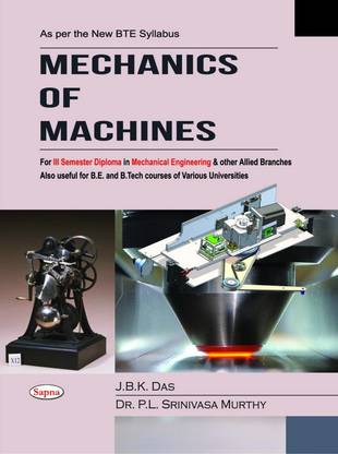 Mechanics Of Machines For 3 Sem Diploma In Mechanical Engineering New Bte Syllabus