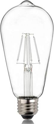 Arghyam Edison Tungsten Squirrel Cage Filament Vintage Base E27 LED Bulb Smart Bulb