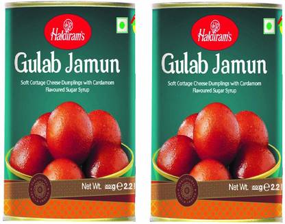 Haldiram's Gulab Jamun 500 g X 2 Tin Tin