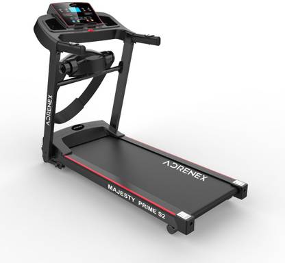 Adrenex by Flipkart Majesty Prime S2 Treadmill with Massager, 2HP Peak Multifunction Treadmill for Home Gym Exercise Machine Treadmill (Max Weight:100 kg)