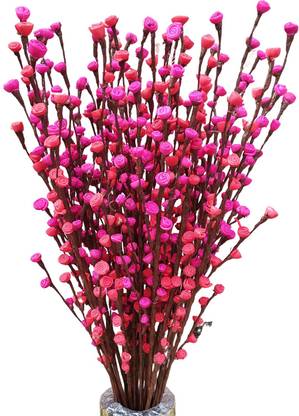 fab n Style Handmade multicolour mini rose Red, Pink Wild Flower, Rose Artificial Flower