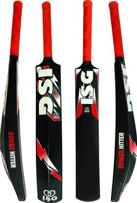 Plastic Bat, Cricket Bat, Full Size, Power Hitter Red Size 8 PVC/ प्लास्टिक क्रिकेट  बैट फॉर 15+ Yrs