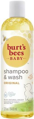 Burt's Bees Baby Bee Shampoo and Wash, Original 12fl oz /354.8 ml