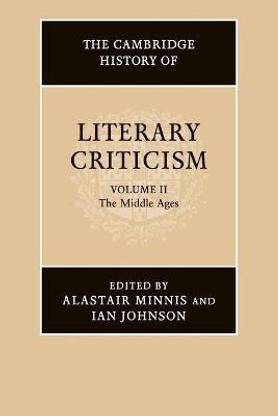 The Cambridge History of Literary Criticism: Volume 2, The Middle Ages