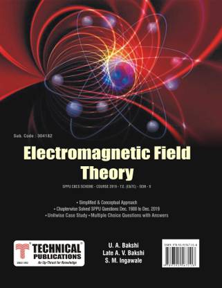 Electromagnetic Field Theory for SPPU 19 Course (TE - SEM V - E &TC -304182)