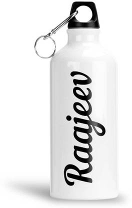 Furnish Fantasy Aluminium Sipper Bottle - Best Gift for Happy Birthday for Kids, Name - Raajeev 600 ml Sipper