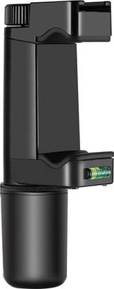 Osaka Smartphone Rig Filmmaker Grip Tripod Mount with Cold Shoe Mount for LED Video Light and Width Adjustable Mobile Phone Holder Compatible with All 6.5 inches Straight Flash Bracket